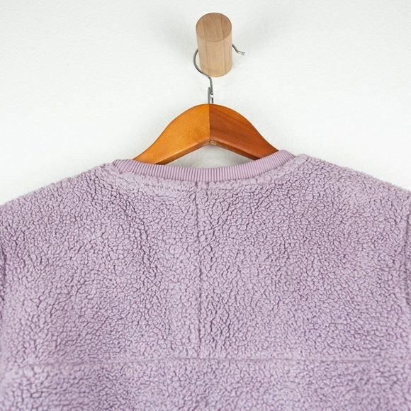 The North Face Campshire Fleece Shirt Purple Lavender Youth Size Large 14 - Picture 4 of 7